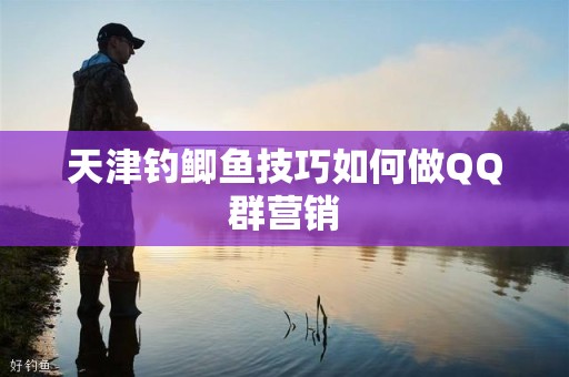 天津钓鲫鱼技巧如何做QQ群营销