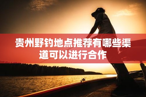 贵州野钓地点推荐有哪些渠道可以进行合作