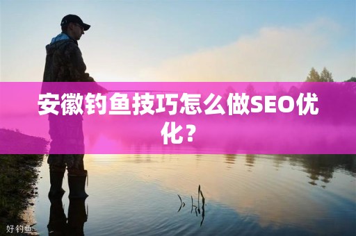 安徽钓鱼技巧怎么做SEO优化？