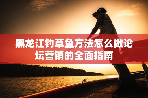 黑龙江钓草鱼方法怎么做论坛营销的全面指南