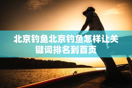 北京钓鱼北京钓鱼怎样让关键词排名到首页