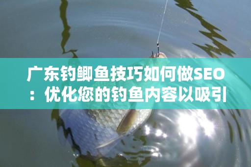 广东钓鲫鱼技巧如何做SEO：优化您的钓鱼内容以吸引更多的钓鱼爱好者