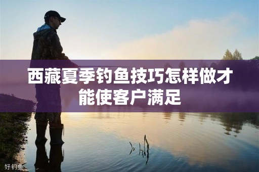 西藏夏季钓鱼技巧怎样做才能使客户满足