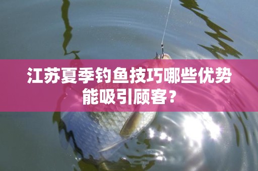江苏夏季钓鱼技巧哪些优势能吸引顾客？