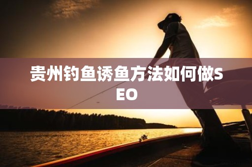 贵州钓鱼诱鱼方法如何做SEO