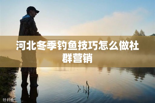 河北冬季钓鱼技巧怎么做社群营销