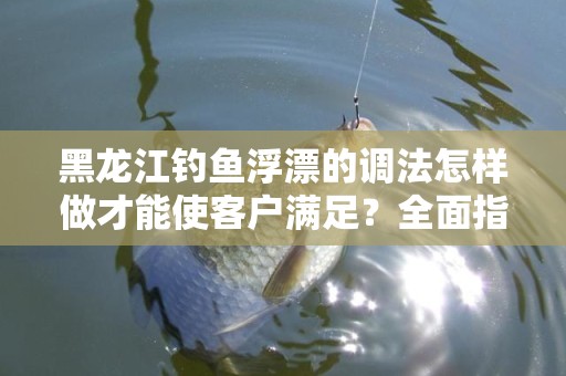 黑龙江钓鱼浮漂的调法怎样做才能使客户满足？全面指南