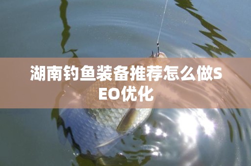湖南钓鱼装备推荐怎么做SEO优化