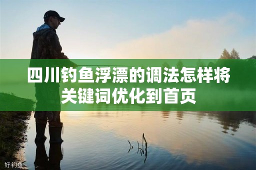 四川钓鱼浮漂的调法怎样将关键词优化到首页