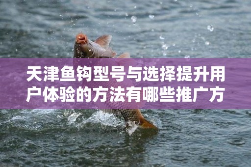 天津鱼钩型号与选择提升用户体验的方法有哪些推广方式有哪些