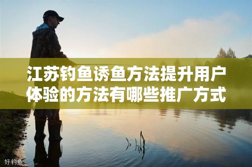 江苏钓鱼诱鱼方法提升用户体验的方法有哪些推广方式有哪些