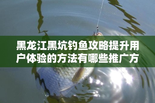 黑龙江黑坑钓鱼攻略提升用户体验的方法有哪些推广方式有哪些