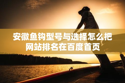 安徽鱼钩型号与选择怎么把网站排名在百度首页