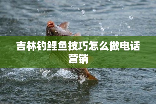 吉林钓鲤鱼技巧怎么做电话营销