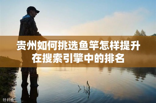 贵州如何挑选鱼竿怎样提升在搜索引擎中的排名