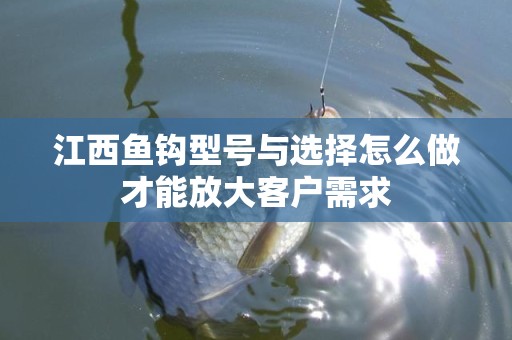 江西鱼钩型号与选择怎么做才能放大客户需求