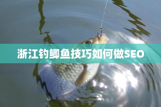 浙江钓鲫鱼技巧如何做SEO