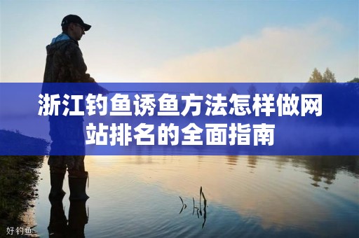 浙江钓鱼诱鱼方法怎样做网站排名的全面指南