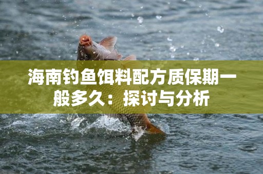 海南钓鱼饵料配方质保期一般多久：探讨与分析