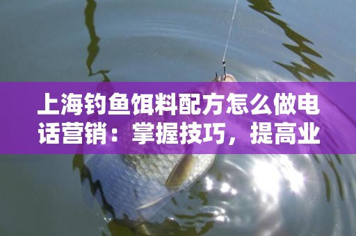 上海钓鱼饵料配方怎么做电话营销：掌握技巧，提高业绩！