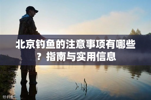 北京钓鱼的注意事项有哪些？指南与实用信息