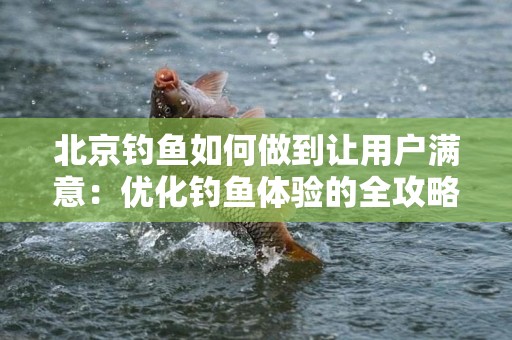 北京钓鱼如何做到让用户满意：优化钓鱼体验的全攻略