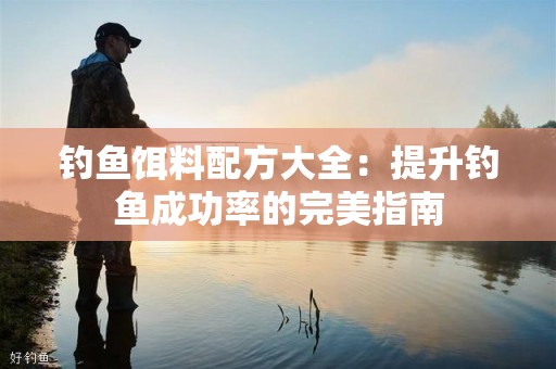 钓鱼饵料配方大全：提升钓鱼成功率的完美指南