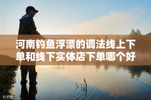 河南钓鱼浮漂的调法线上下单和线下实体店下单哪个好？